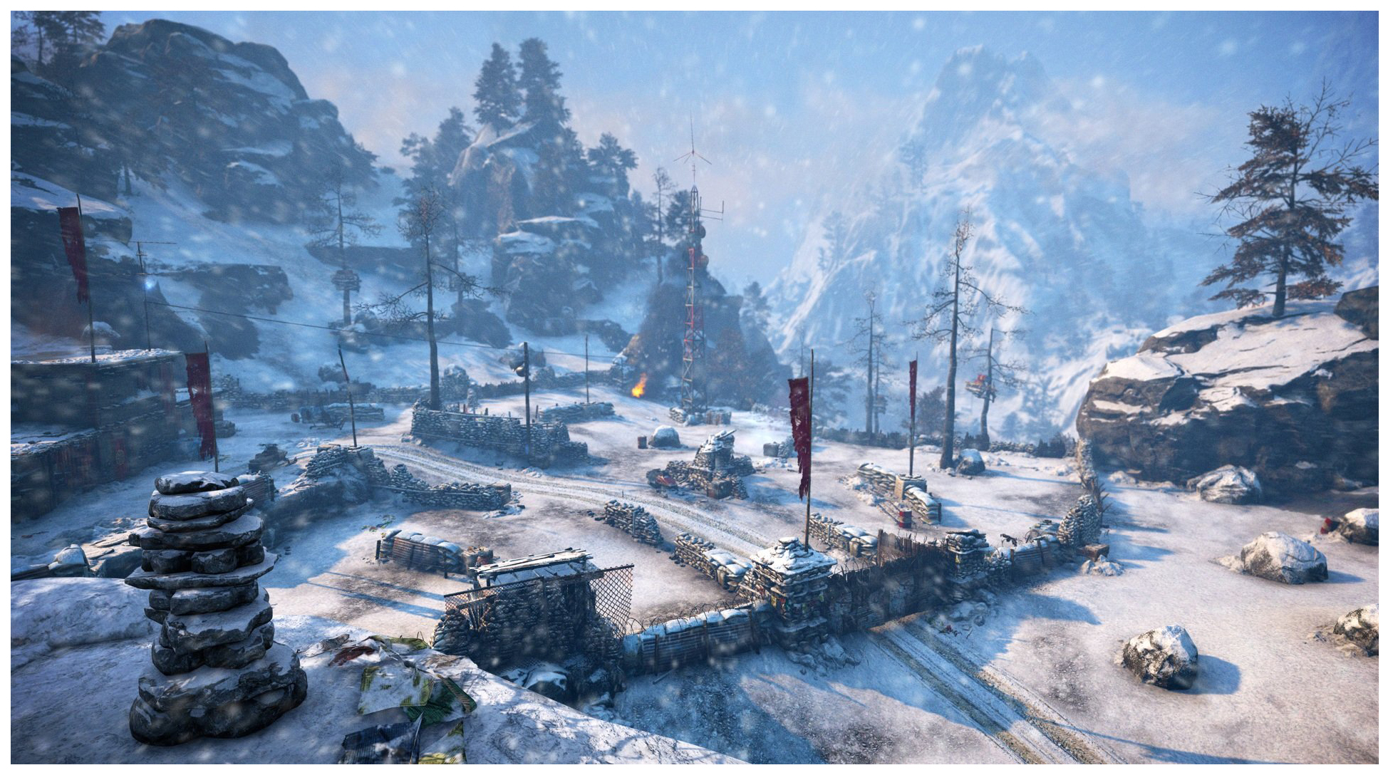 Край четыре. Фар край 4 зима. Долина Йети. Far Cry 4: Valley of the Yetis DLC. Фар край 4 монастырь.