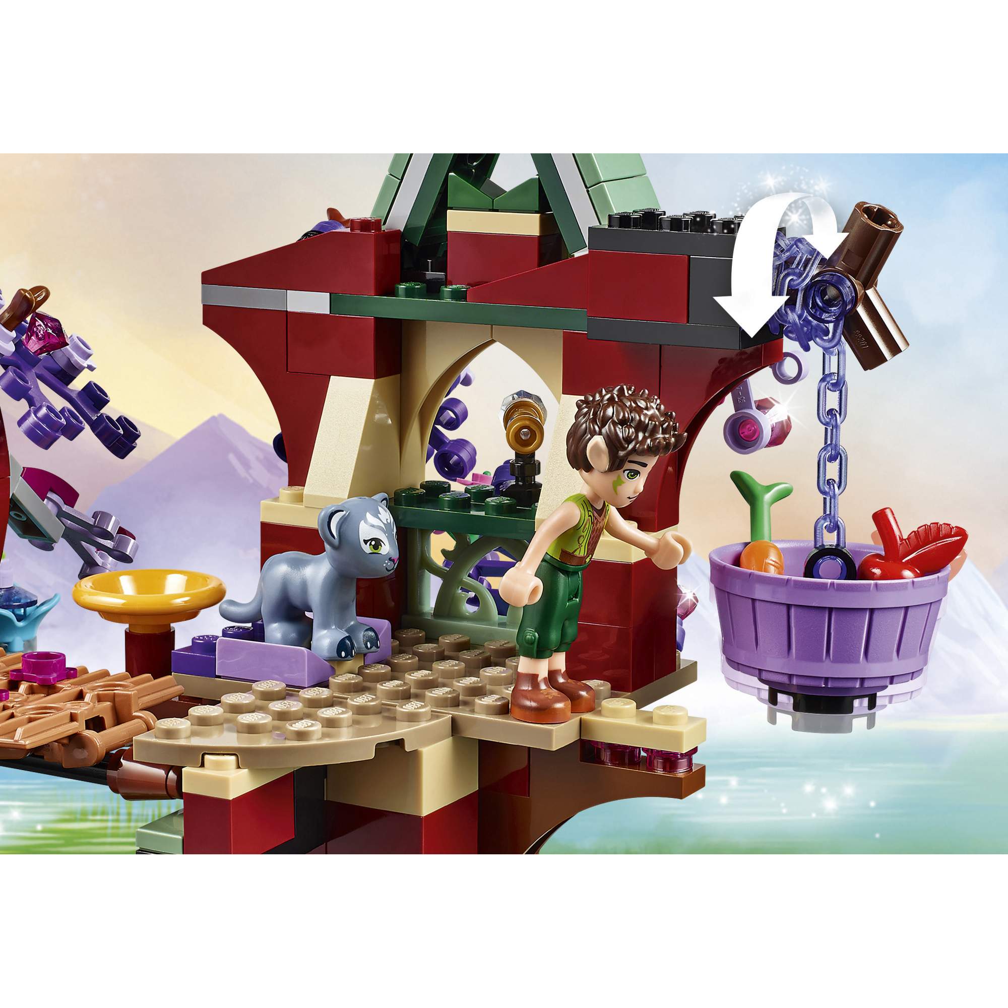 Купить конструктор LEGO Elves Дерево эльфов (41075), цены на Мегамаркет |  Артикул: 100000075598