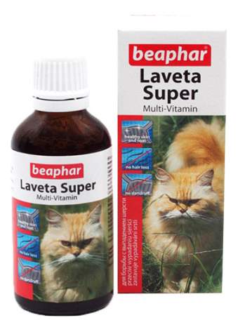 Витаминный комплекс для кошек Beaphar Laveta Super, 50 мл