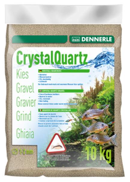 Грунт для аквариума Dennerle Kristall-Quarz природный белый 10кг