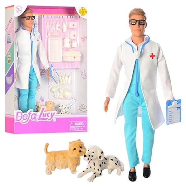 Купить кукла Defa Lucy Врач ветеринар 8346B, цены на Мегамаркет