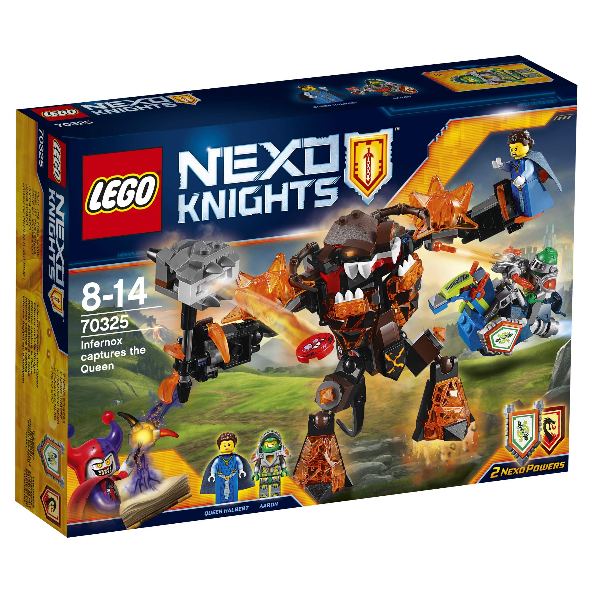 Конструктор <b>LEGO</b> <b>Nexo</b> <b>Knights</b> Инфернокс похищает королеву (70325) № 2.