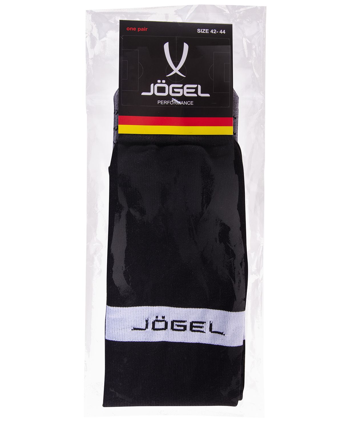 Гетры Jogel JA-003, черно-белые, 42-44 EU