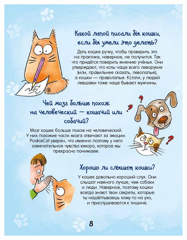 Кошка мурлычет почему