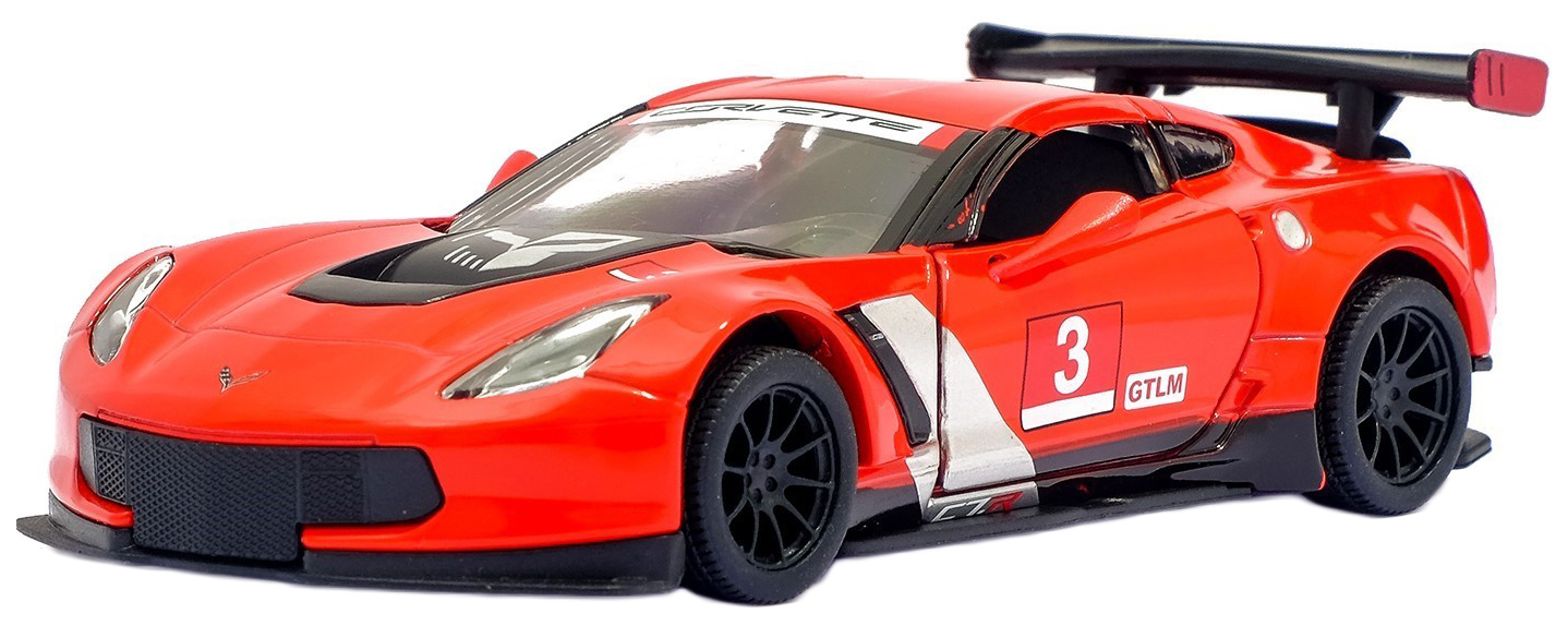 Машина инерционная Kinsmart Chevrolet Corvette C7.R Race Car, металл,  масштаб 1:36 – купить в Москве, цены в интернет-магазинах на Мегамаркет