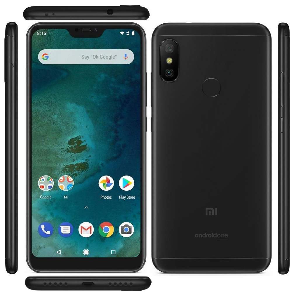 Смартфон Xiaomi Mi A2 4/64GB Black – купить в Москве, цены в  интернет-магазинах на Мегамаркет