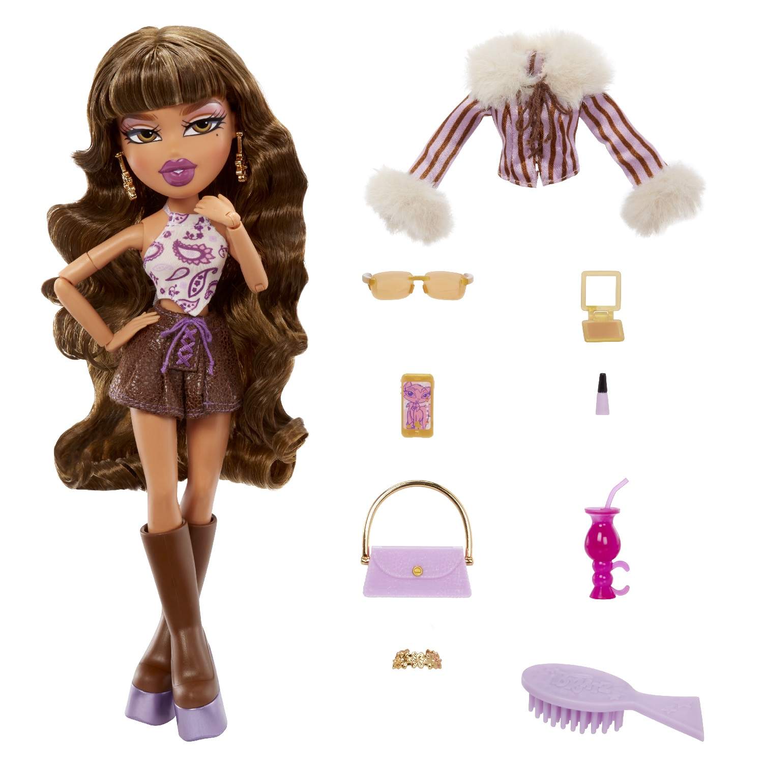 Купить кукла Bratz Ясмин Alwayz Bratz с аксессуарами, цены на Мегамаркет