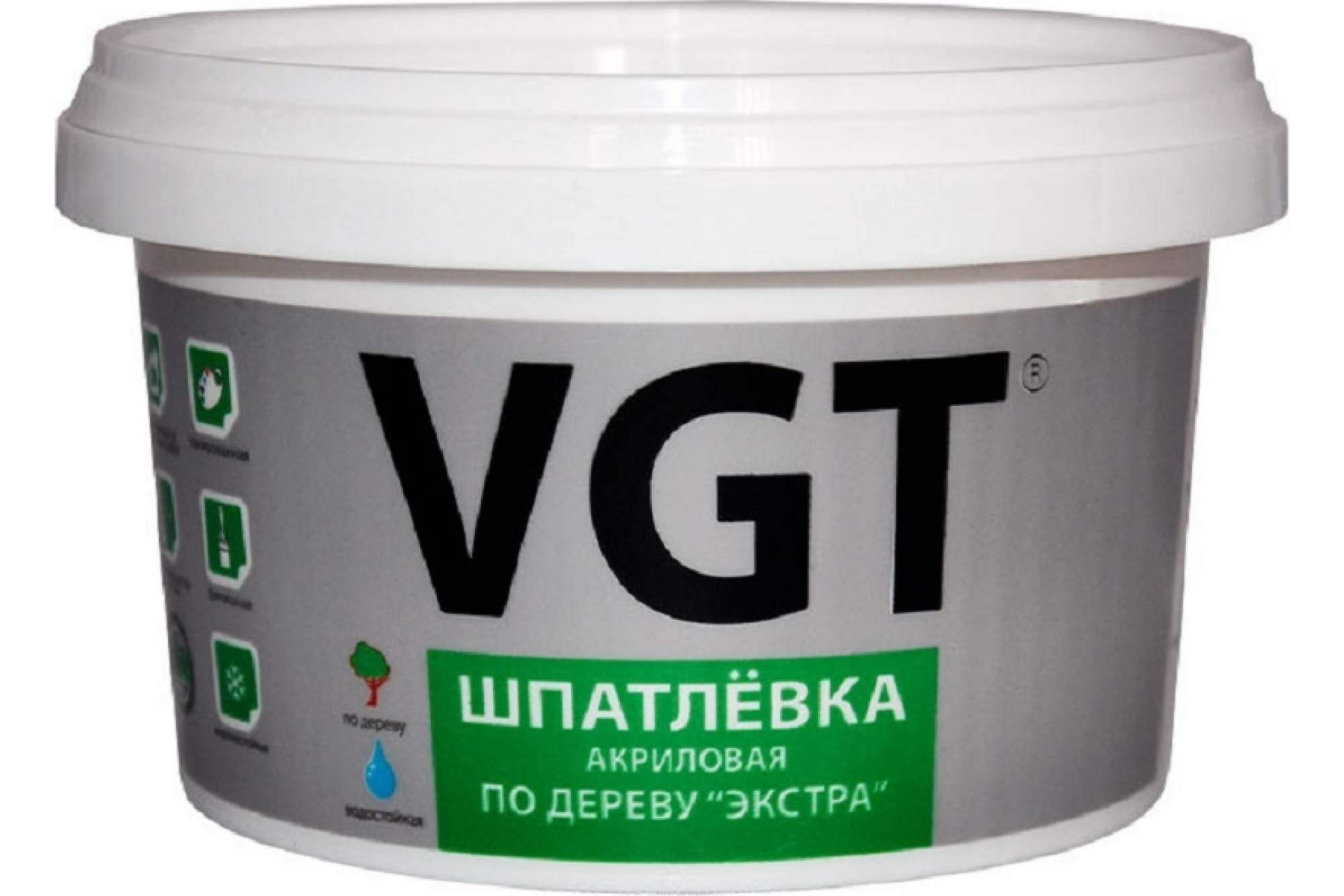 Шпатлевка Vgt Влагостойкая Белый Купить