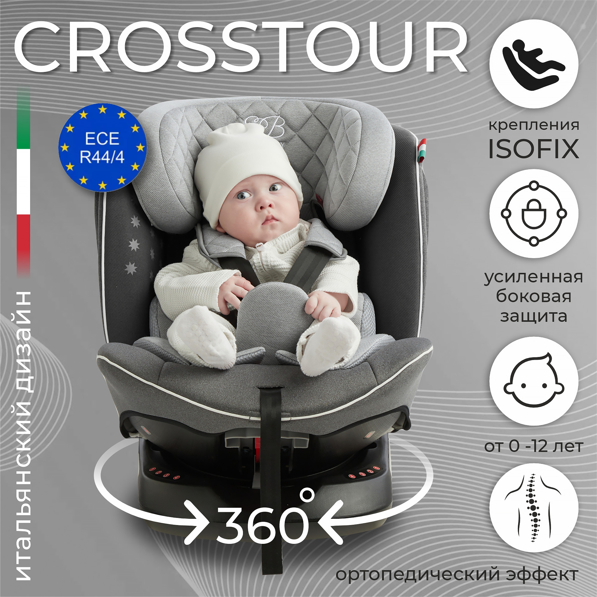 Отзывы о автокресло Sweet Baby Crosstour 360 SPS Isofix Grey гр. 0/1/2/3 -  отзывы покупателей на Мегамаркет | автокресла 424905 - 600004324326