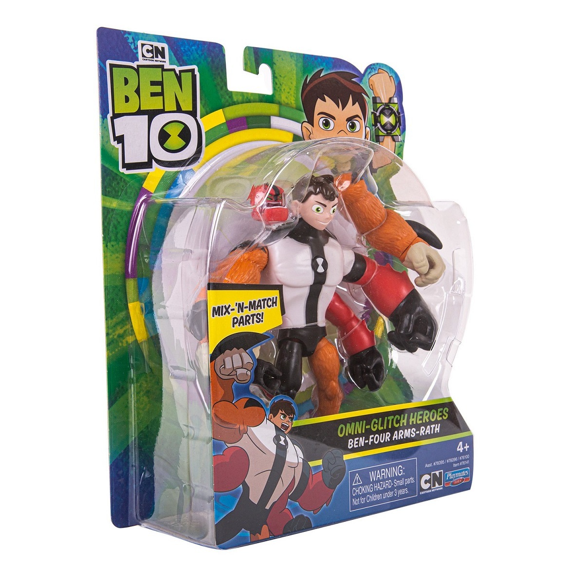 Ben 10 Фигурка 3 в 1 Омниглюк Бен -Силач-Рэт 12.5 см OMNI-GLITCH HEROES  BEN-FOUR ARMS – купить в Москве, цены в интернет-магазинах на Мегамаркет