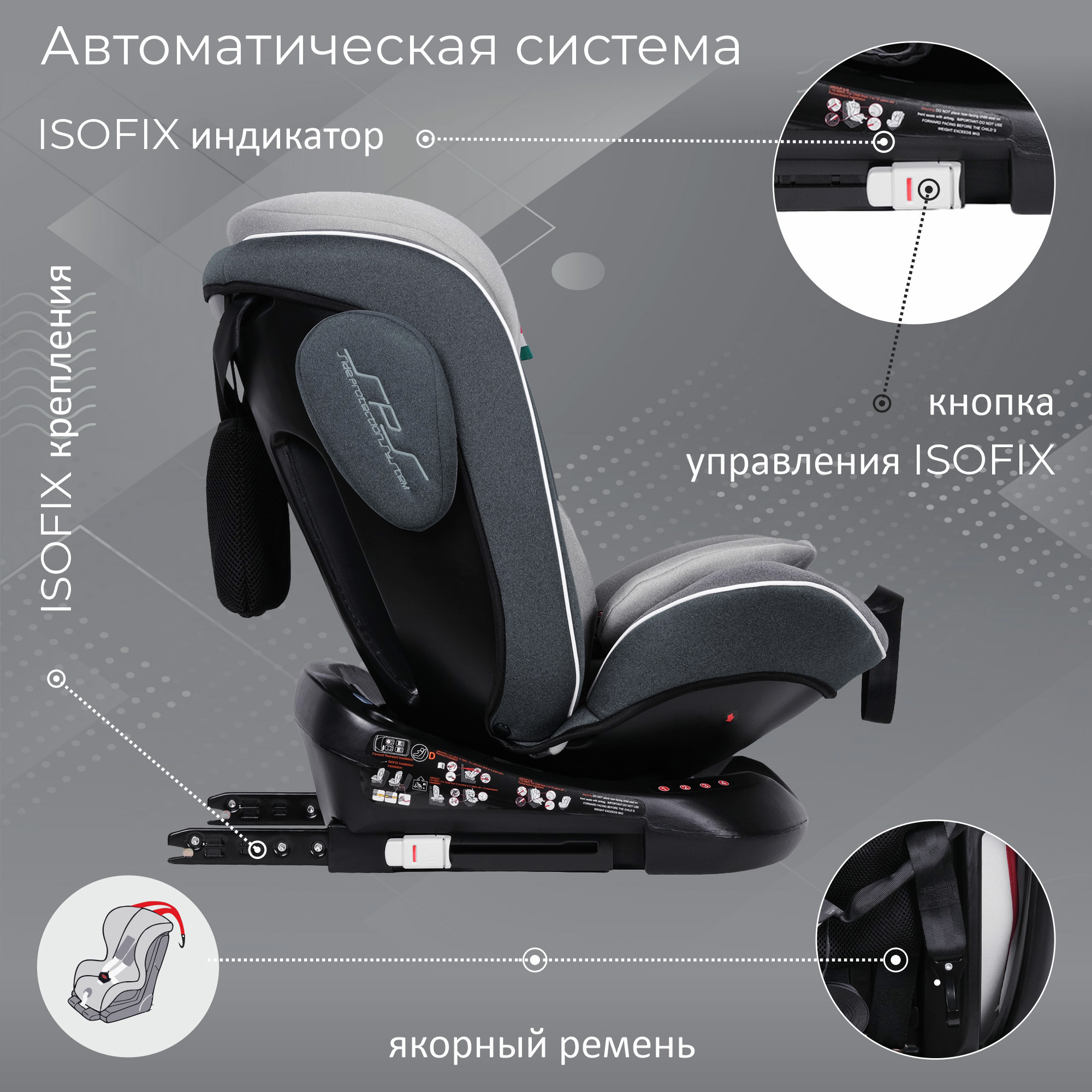 Отзывы о автокресло Sweet Baby Crosstour 360 SPS Isofix Grey гр. 0/1/2/3 -  отзывы покупателей на Мегамаркет | автокресла 424905 - 600004324326