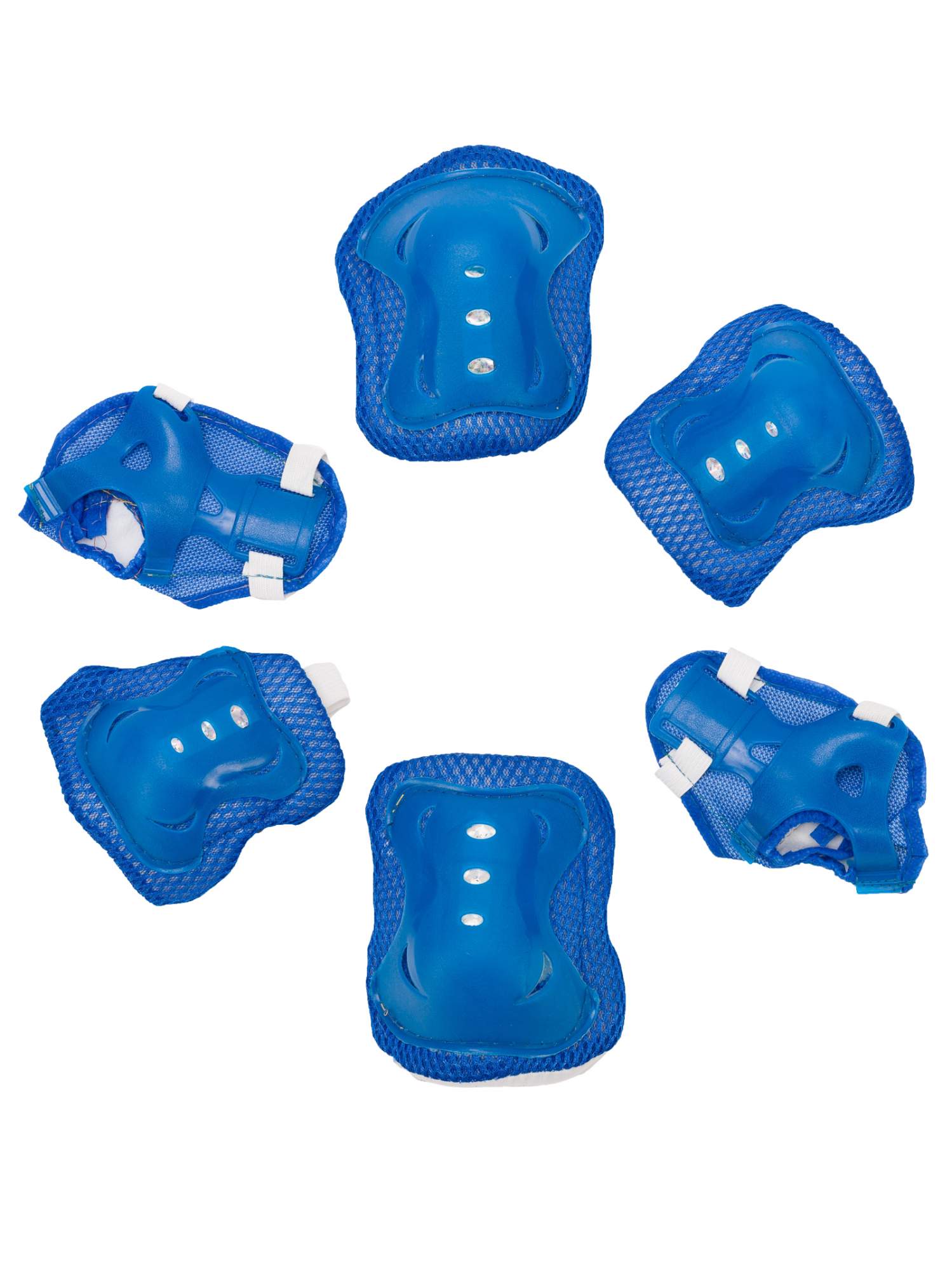 Роликовые коньки SXRIDE раздвижные с комлектом защиты и сумкой YXSKB02 синие р. 31-34