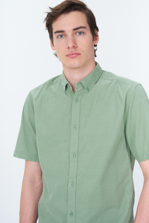 Рубашка мужская ONLY & SONS 22019168 зеленая 52 RU