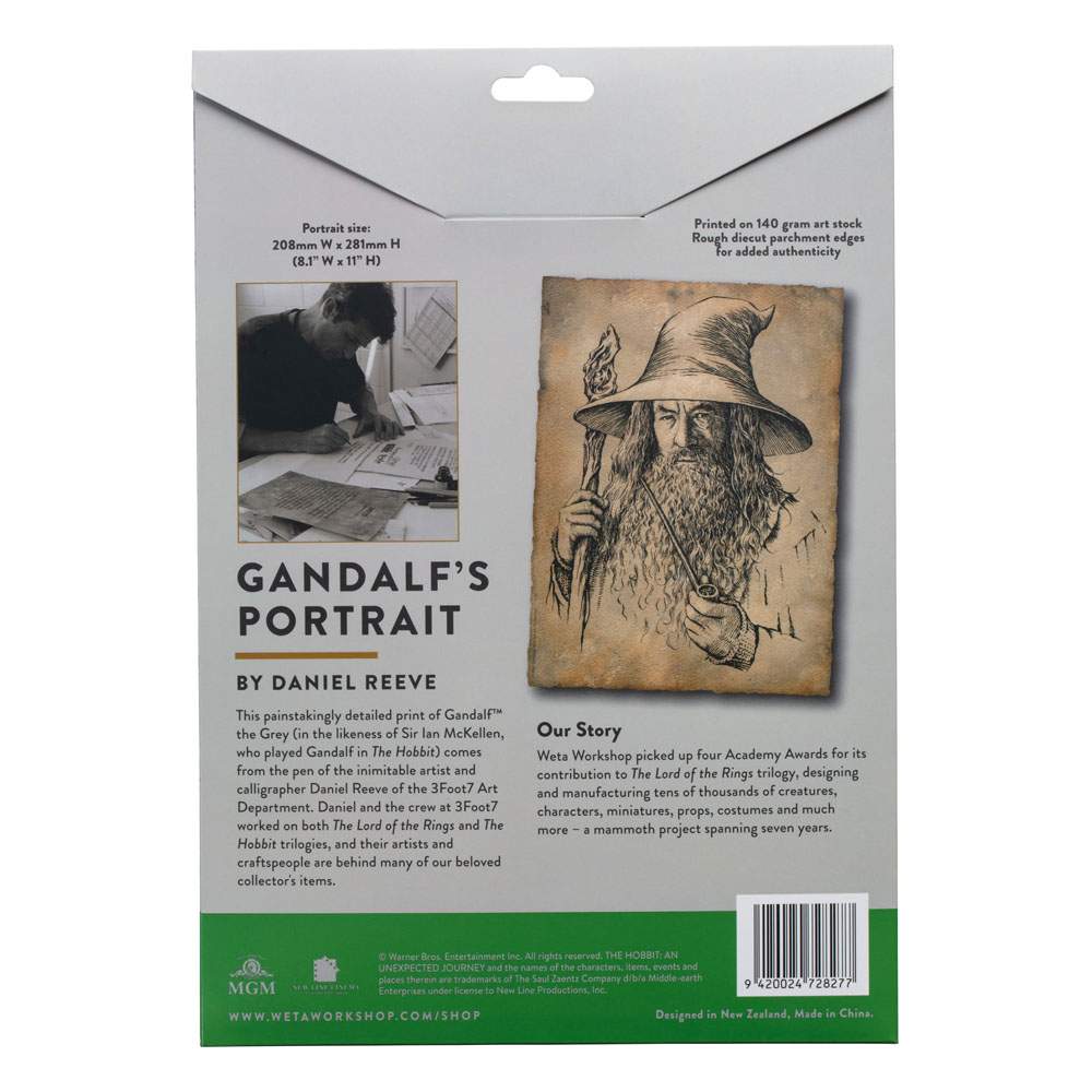 Купить постер Lord of The Rings Portrait of Gandalf the Grey, цены в  интернет-магазине на Мегамаркет | 600007389664