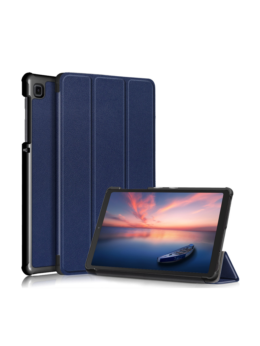 Чехол Zibelino для Samsung Tab A7 Lite (T220/T225) (8.7") синий с магнитом, купить в Москве, цены в интернет-магазинах на Мегамаркет
