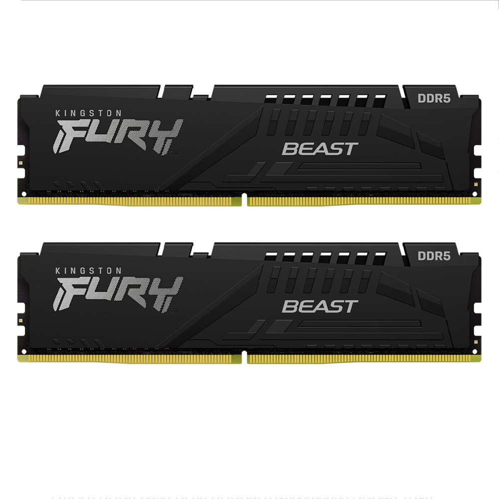 Оперативная память Kingston Fury Beast (KF560C36BBEK2-32) DDR5 2x16Gb 6000MHz, купить в Москве, цены в интернет-магазинах на Мегамаркет