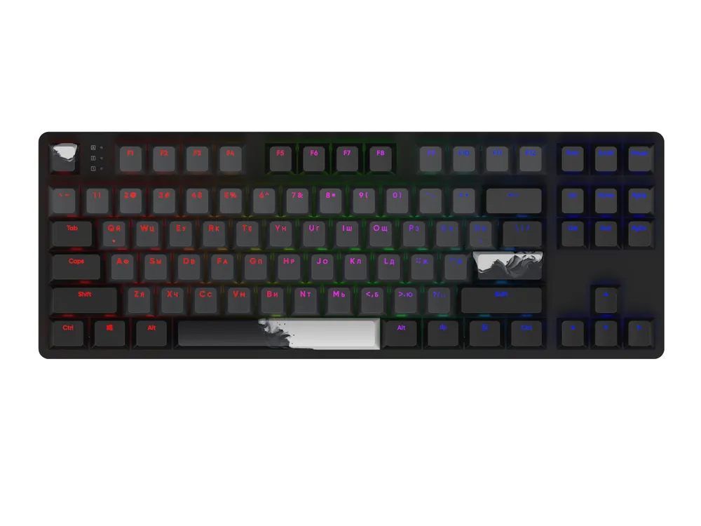 Проводная игровая клавиатура Red Square Keyrox TKL Equinox Black/Gray (RSQ-20035) - купить в ООО "ФС ДИСТРИБЬЮШН", цена на Мегамаркет