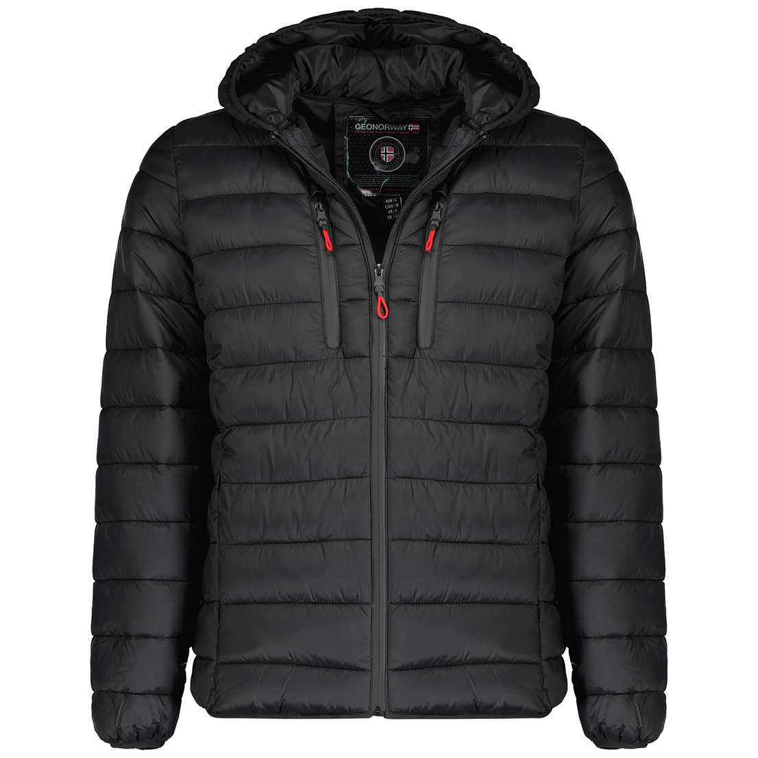 Куртка мужская Geographical Norway WU4997H-GNO черная L - купить в Москве, цены на Мегамаркет | 100056496464