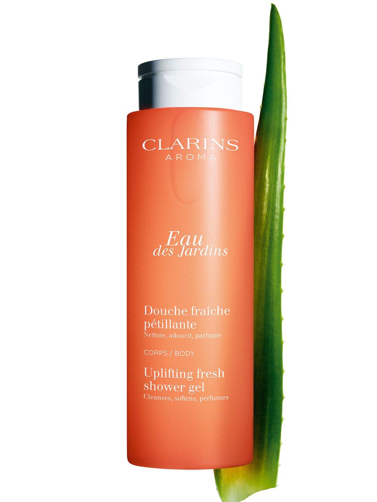 Освежающий гель для душа <b>Clarins</b> AROMA EAU DES JARDINS UPLIFTING FRESH SHOW...