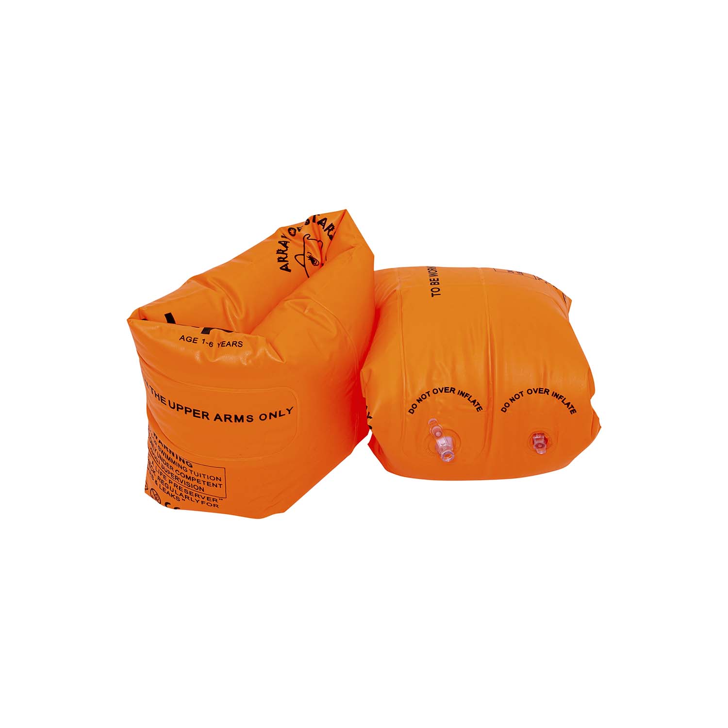 Нарукавники надувные Solmax оранжевые SM06984