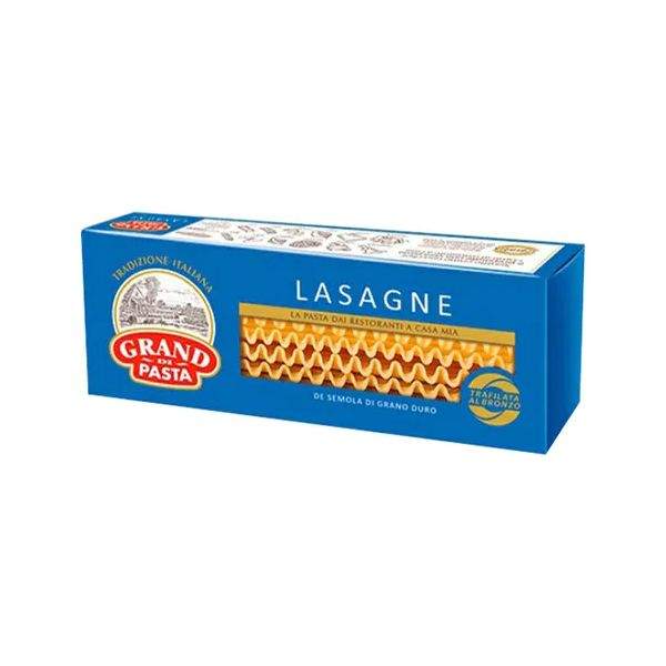 Макаронные изделия Grand di Pasta Lasagne 500 г - купить в Мегамаркет Спб, цена на Мегамаркет
