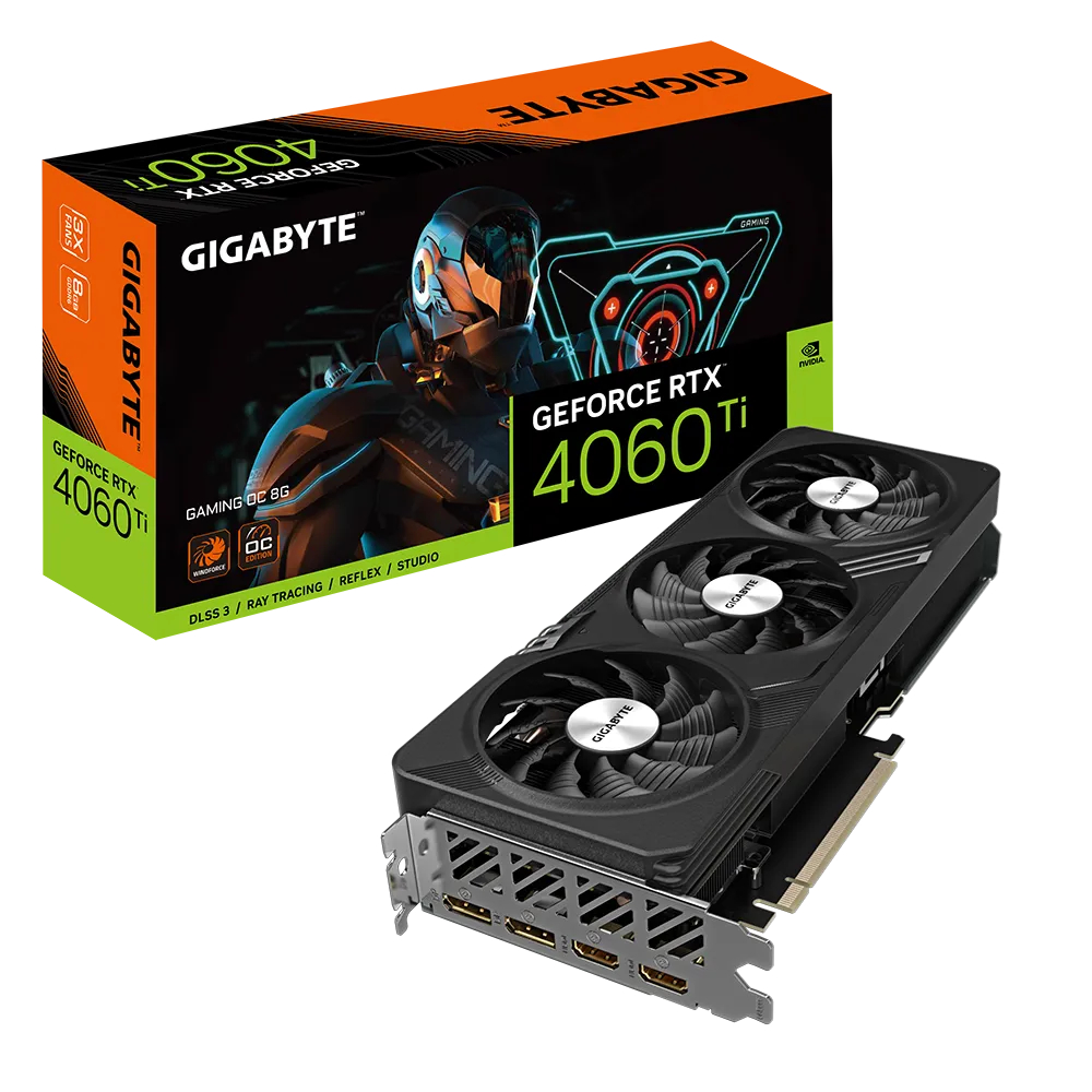 Видеокарта GIGABYTE NVIDIA GeForce RTX 4060 Ti Gaming OC (GV-N406TGAMING OC-8GD), купить в Москве, цены в интернет-магазинах на Мегамаркет