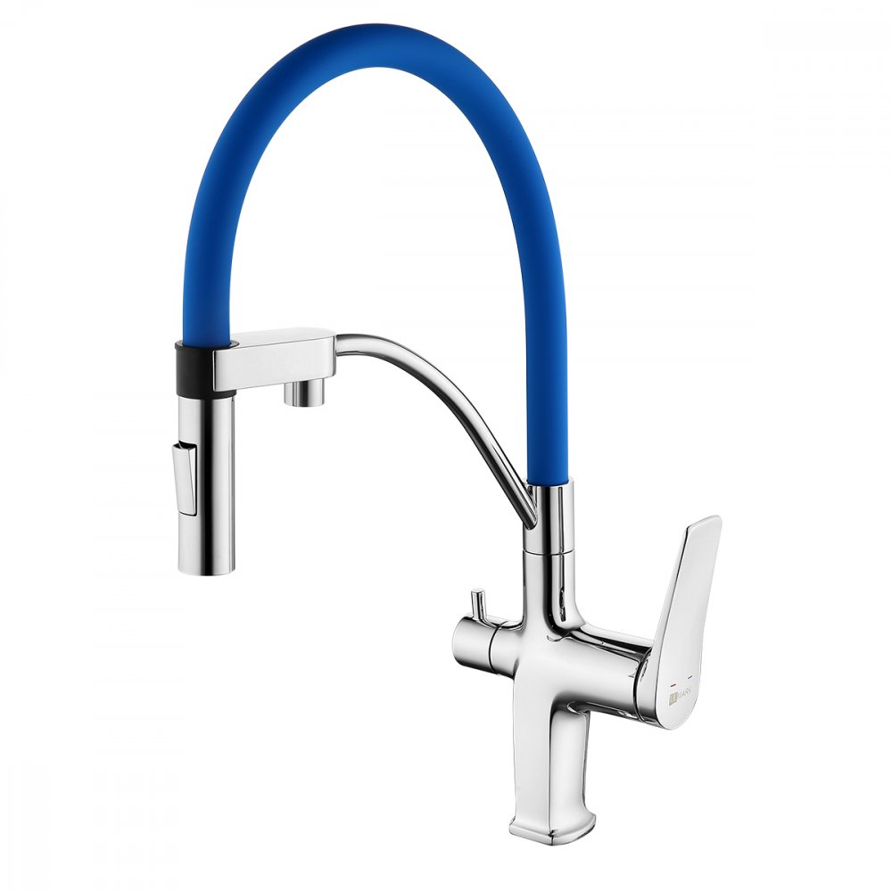 Смеситель LEMARK Comfort LM3074C-Blue для кухни с подключением к фильтру с питьевой водой - купить в SanBerry, цена на Мегамаркет