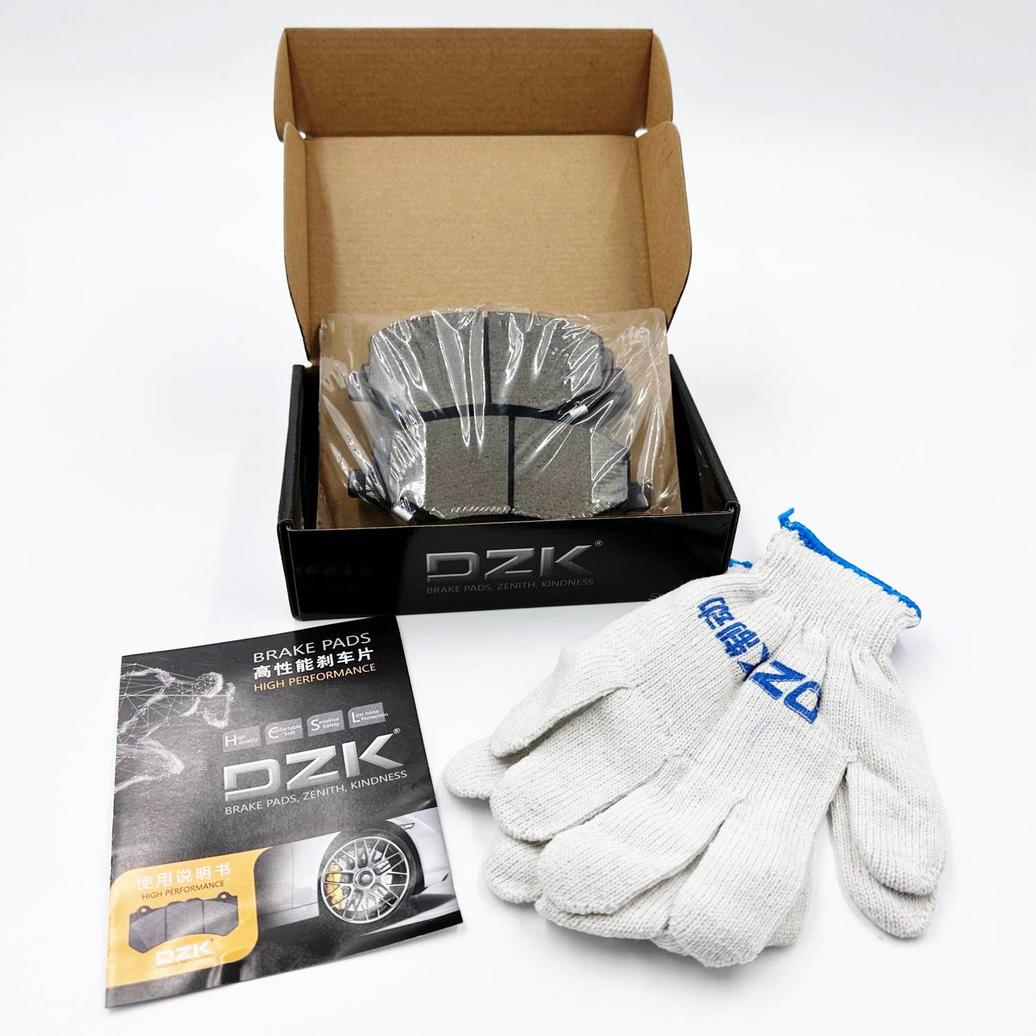 Колодки тормозные передние керамические DZK DZK2231 для Jac S2, S3