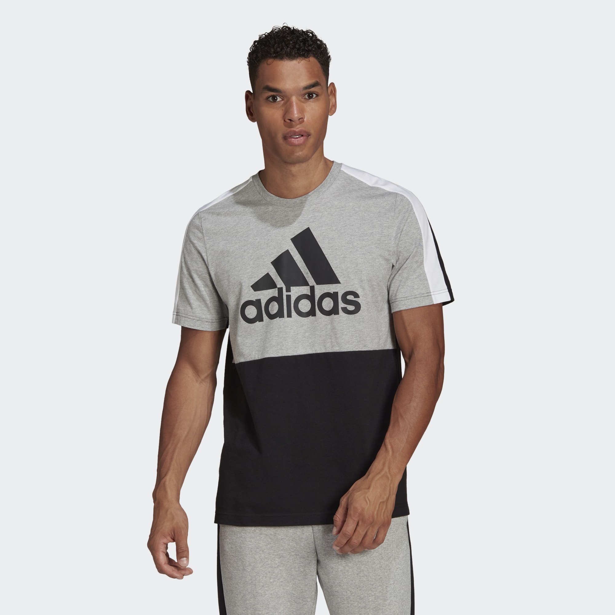 Футболка мужская Adidas HE4334 серая S