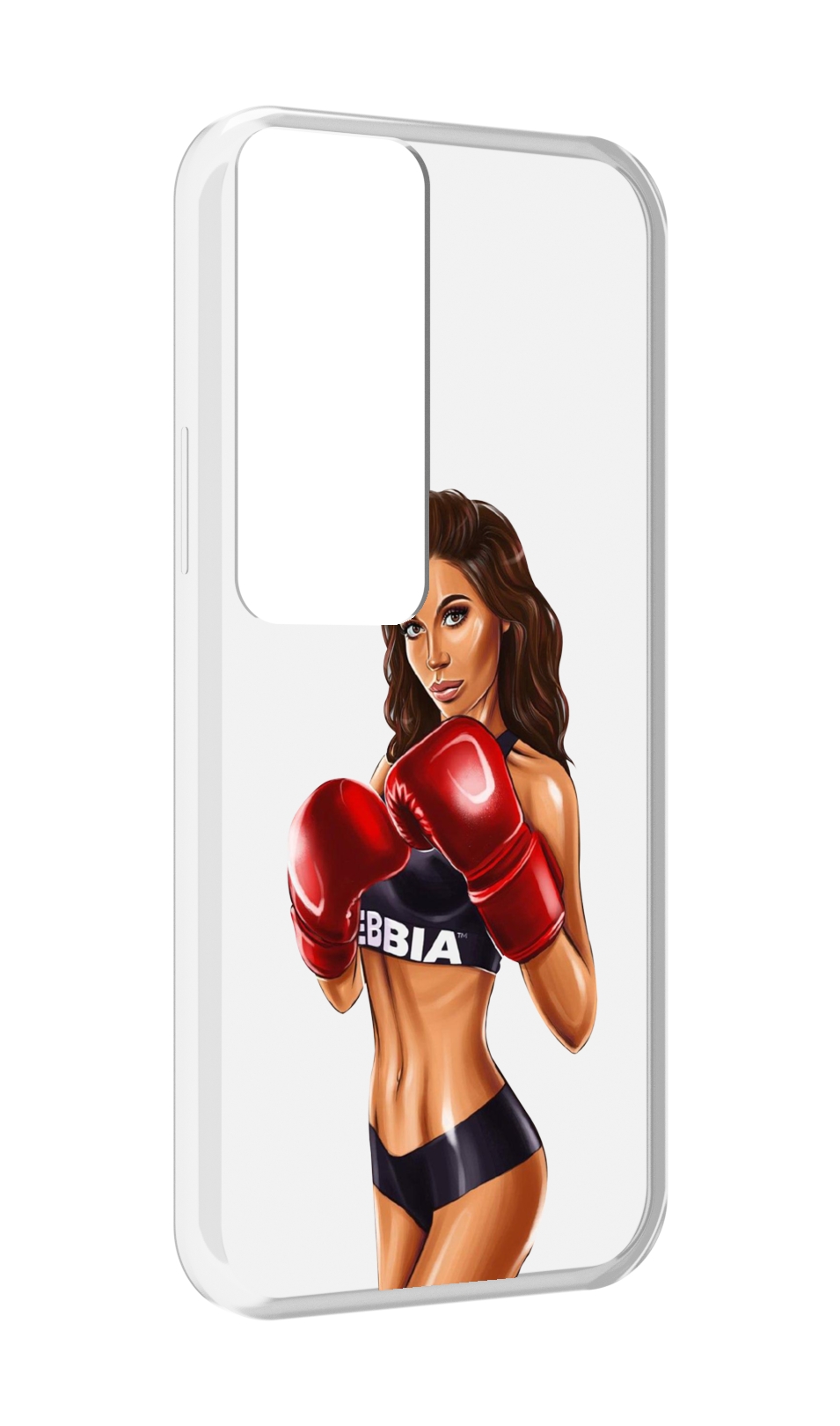 Чехол MyPads девушка-в-боксерских-перчатках женский для Tecno Pova Neo 2,  купить в Москве, цены в интернет-магазинах на Мегамаркет