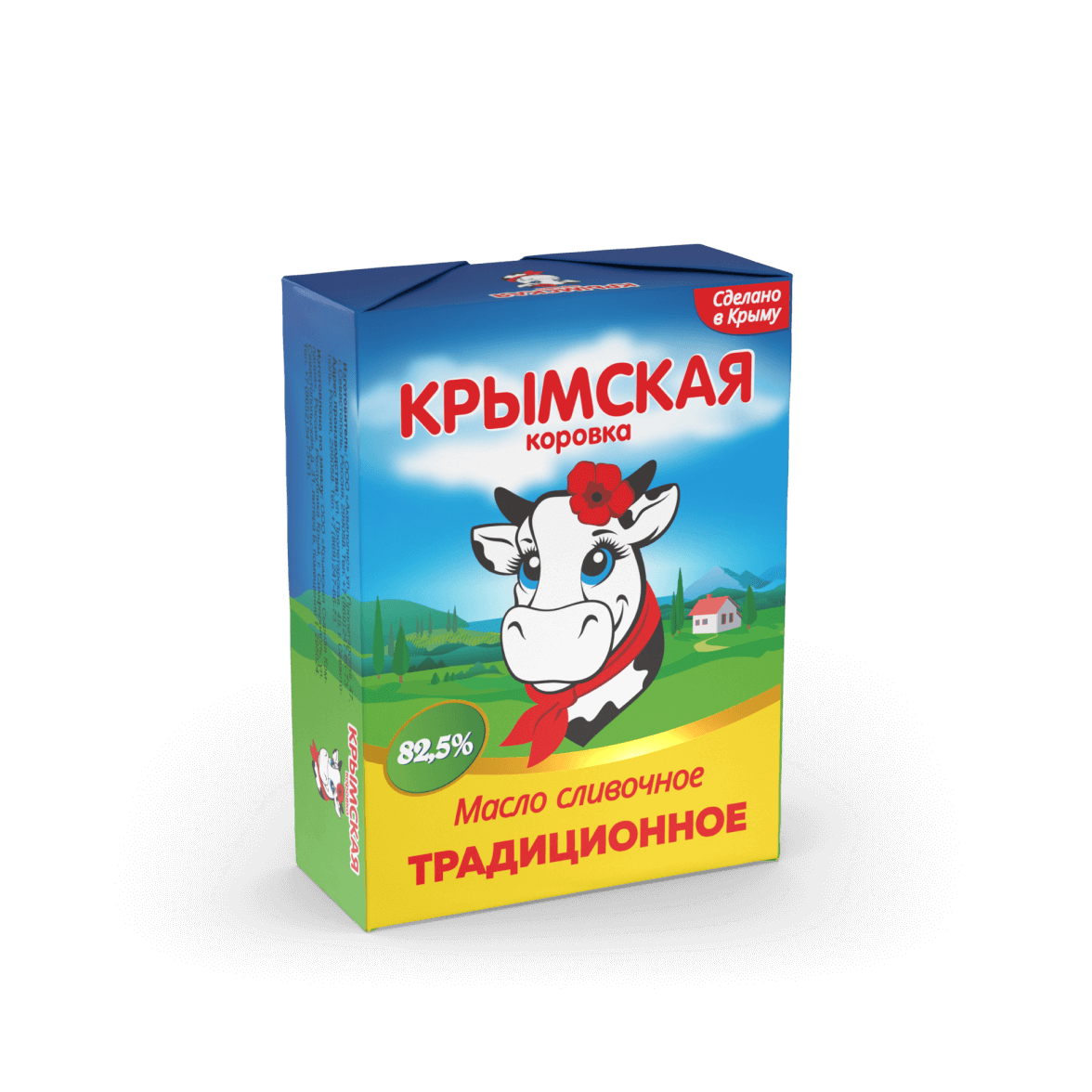 Сливочное масло Крымская Коровка 82,5% 180 г