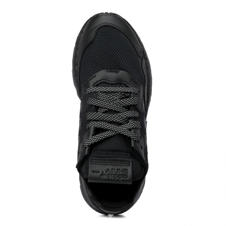 Кроссовки мужские Adidas NITE JOGGER черные 13 UK