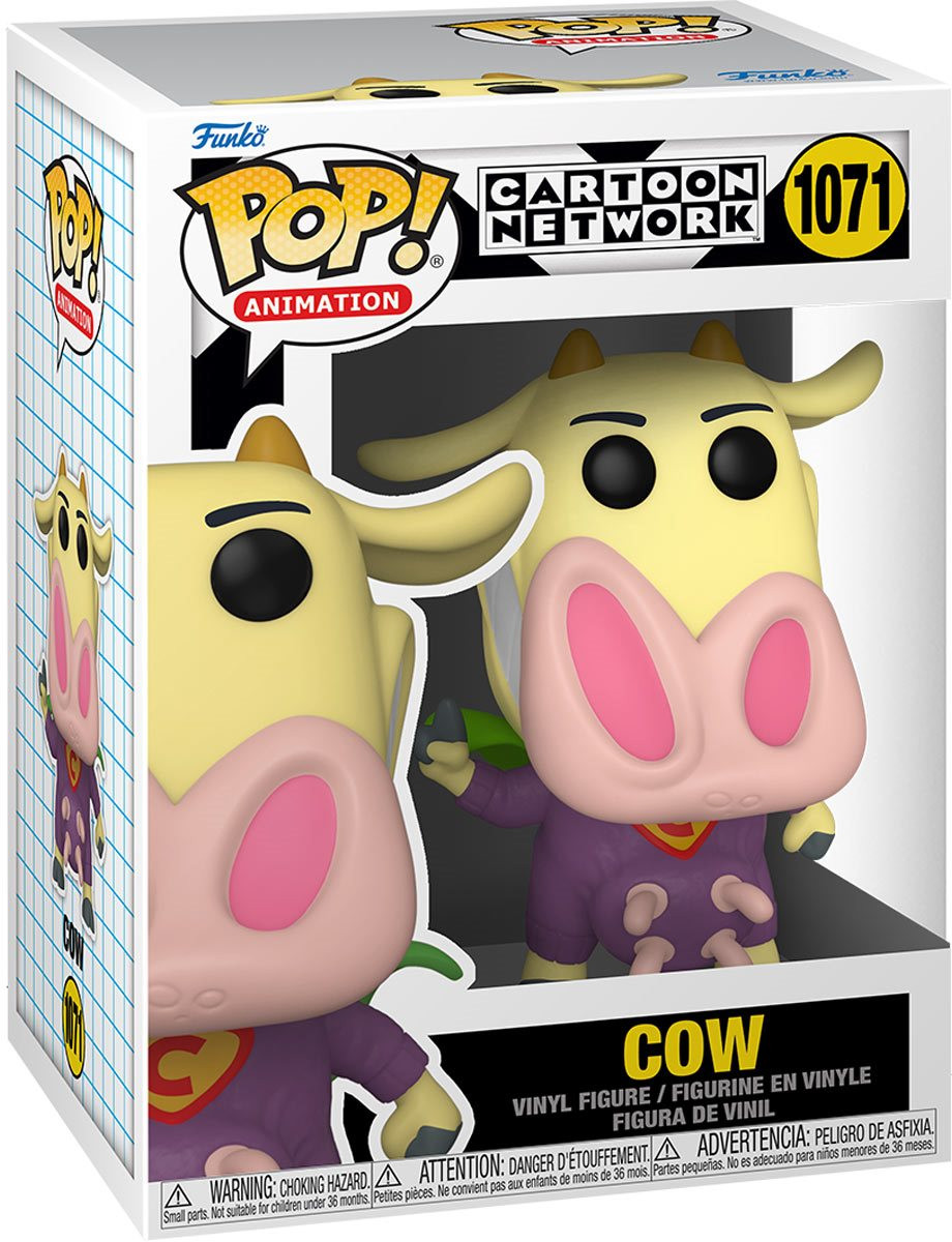 Купить фигурка Funko POP! Animation Cow & Chicken Superhero Cow 57791, цены  на Мегамаркет