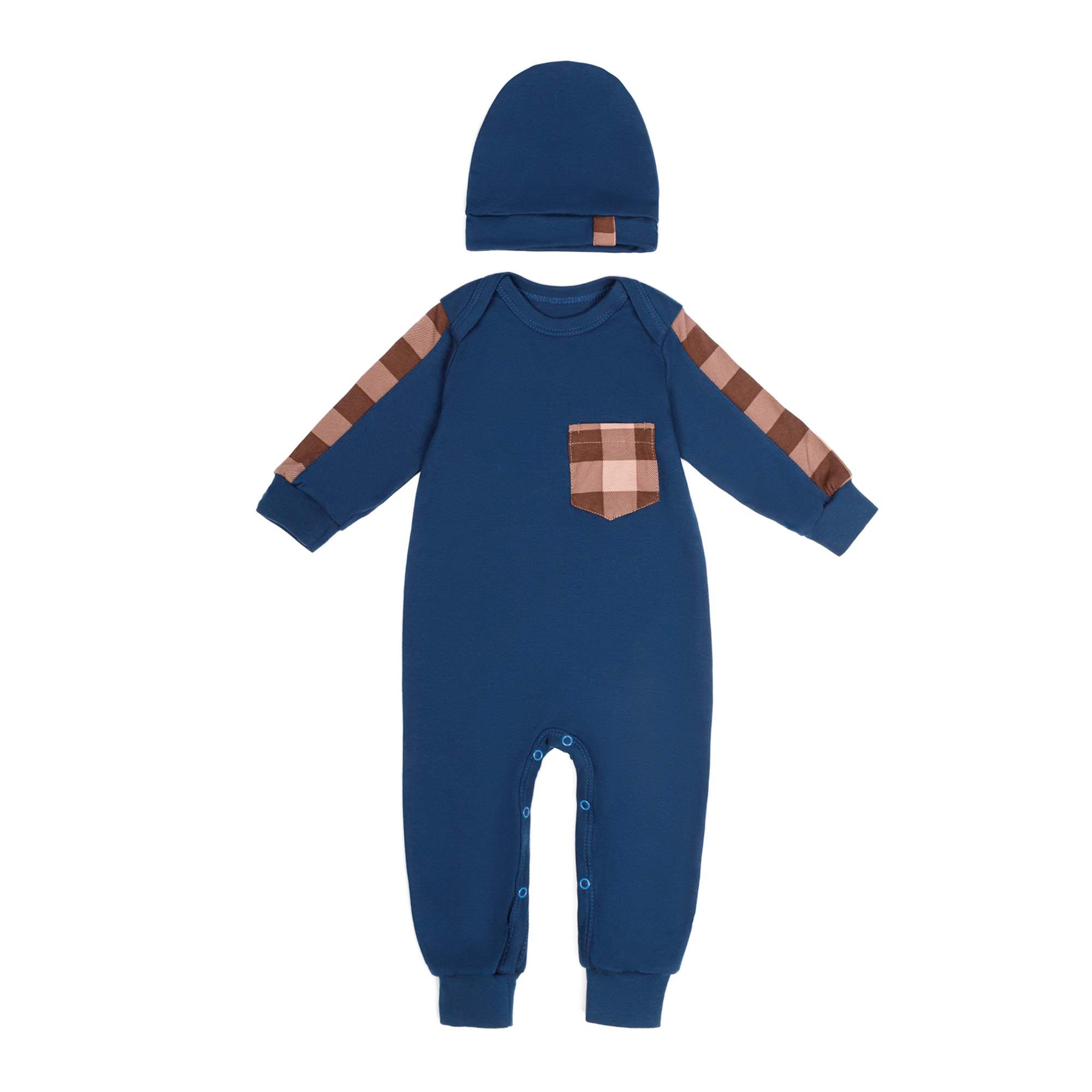 Миниатюра Комплект одежды детский Amarobaby AB-OD22-C501 Цвет синий размер 74 №1
