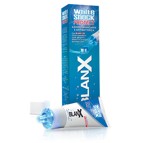 Зубная паста Blanx White Shock со светодиодной крышкой 50 мл
