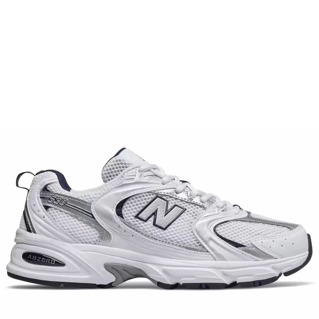 Кроссовки унисекс New Balance 530 белые 38 EU - купить в Качественные Кроссовки Москва, цена на Мегамаркет