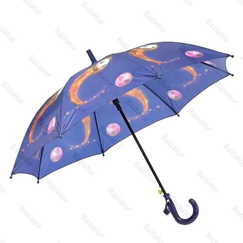 Зонт детский Rain Lucky для мальчиков Футбольный мяч со свистком, космос синий
