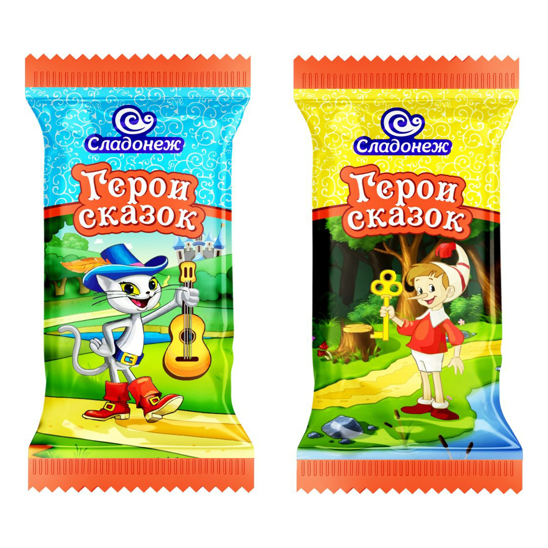 Конфеты Фабрика им. Крупской Сказки Перро, вафли с арахисом, пралине, пакет - Шо