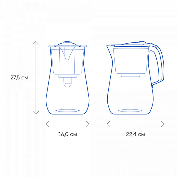 аквафор dwm-312s pro, размеры кувшина, аквафор прованс а5 4.2л (белый), аквафор прованс а5 4.2л (черный)