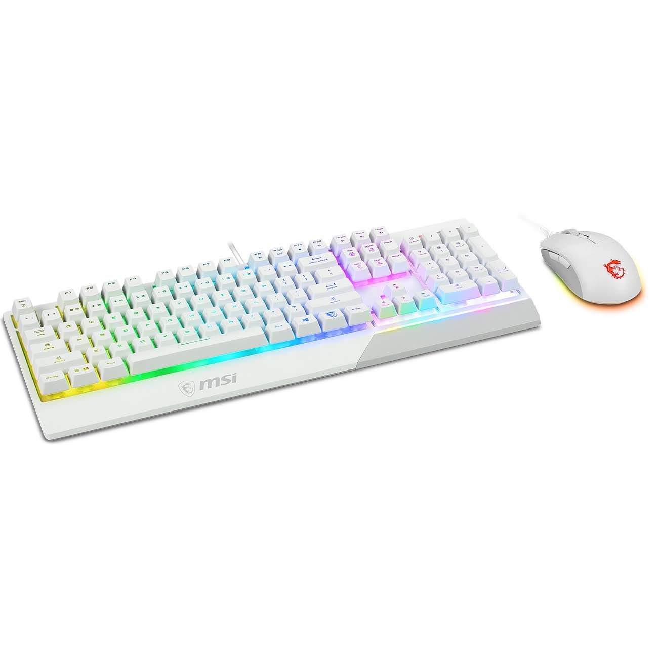 Комплект клавиатура и мышь MSI VIGOR GK30 COMBO White
