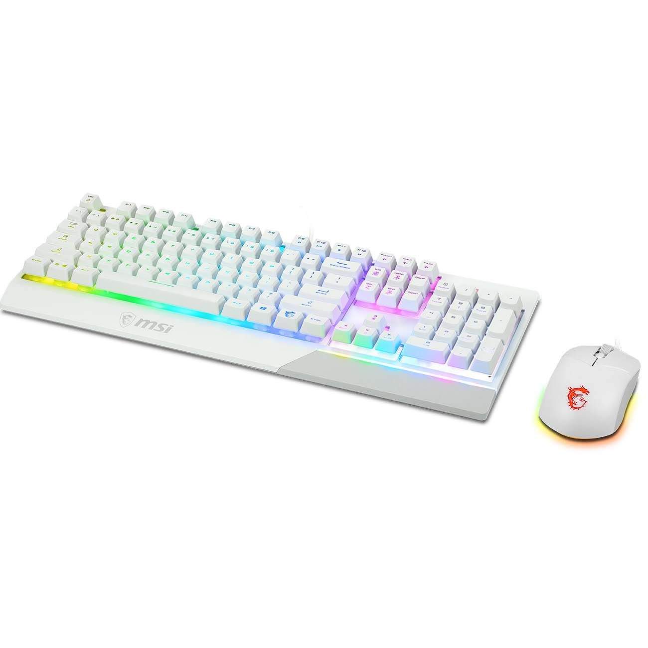 Комплект клавиатура и мышь MSI VIGOR GK30 COMBO White