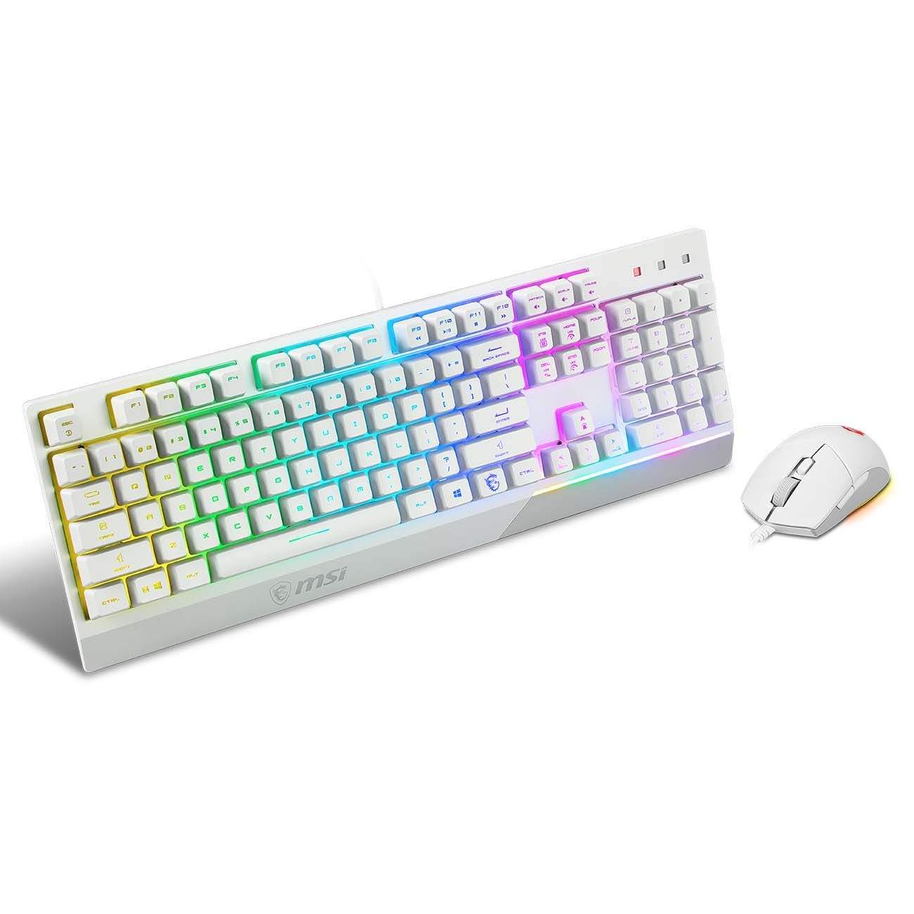 Комплект клавиатура и мышь MSI VIGOR GK30 COMBO White