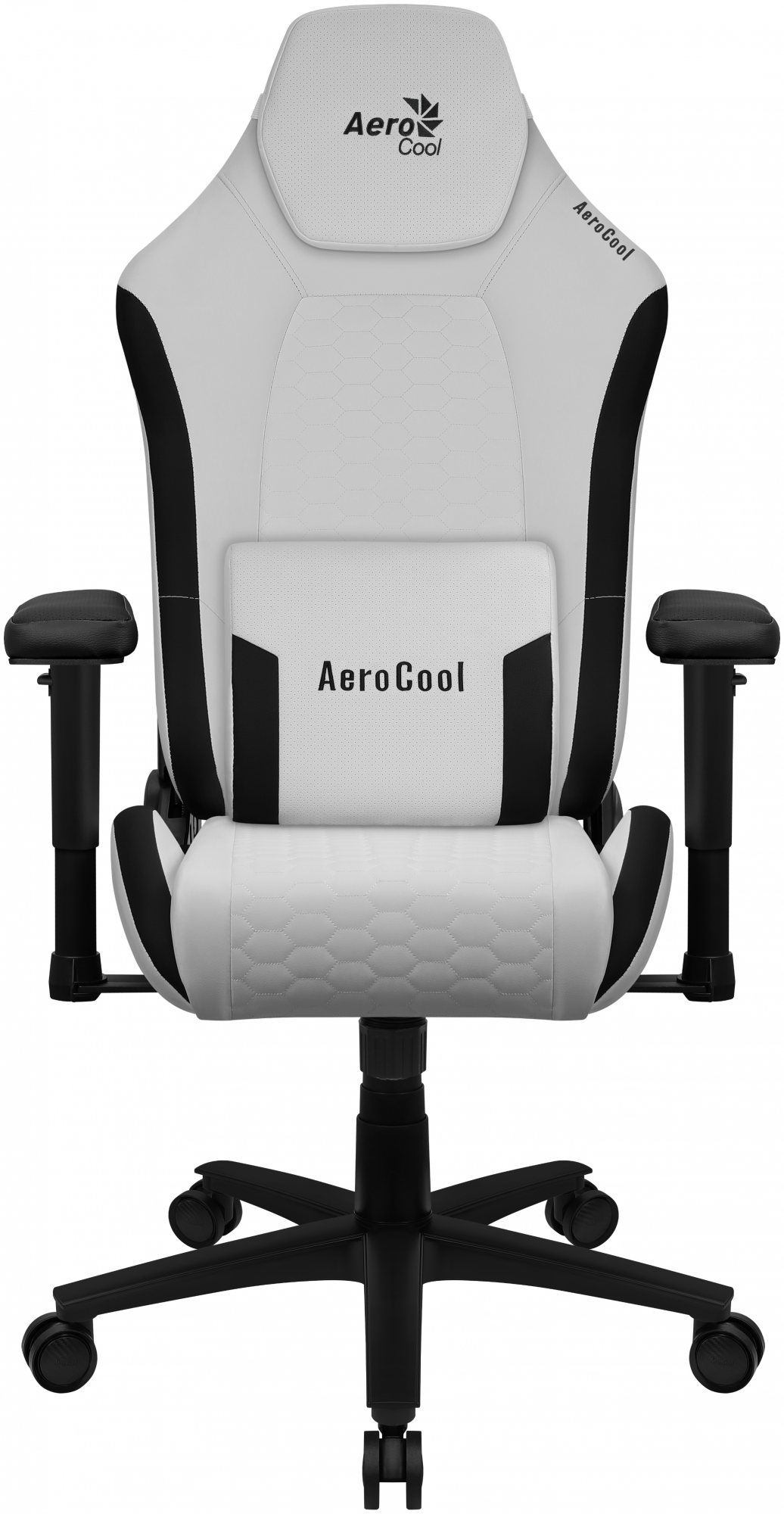 Кресло компьютерное Aerocool Crown Leatherette Moonstone White Игровое