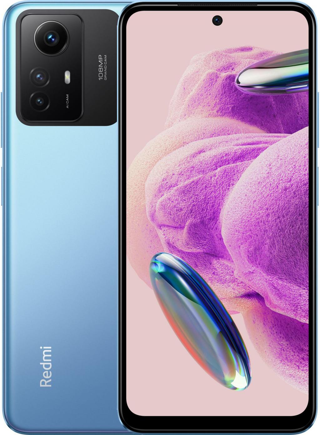 Смартфон Xiaomi Redmi Note 12S 8/256 ГБ Global, голубой 8/256GB Ice blue - характеристики и описание на Мегамаркет | 600012720381