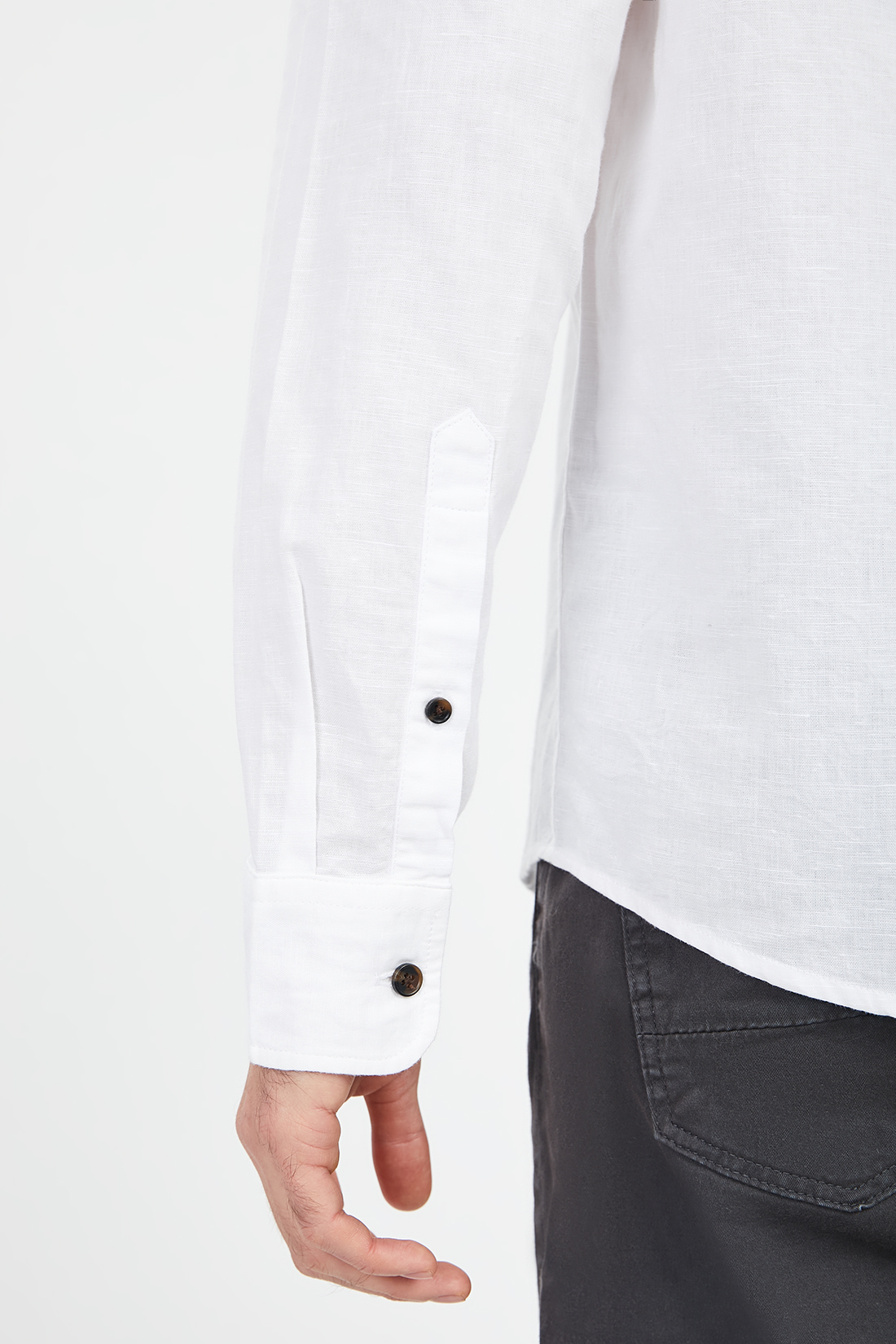 Рубашка мужская Baon B661202 белая 3XL