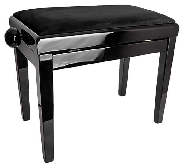 Банкетка для пианино Rin HY-PJ018B-GLOSS-BLACK - купить в ООО Аврора, цена на Мегамаркет