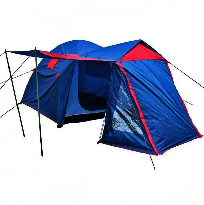 Палатка кемпинговая четырехместная LANYU LY-1704 - купить в Big Fish., цена на Мегамаркет