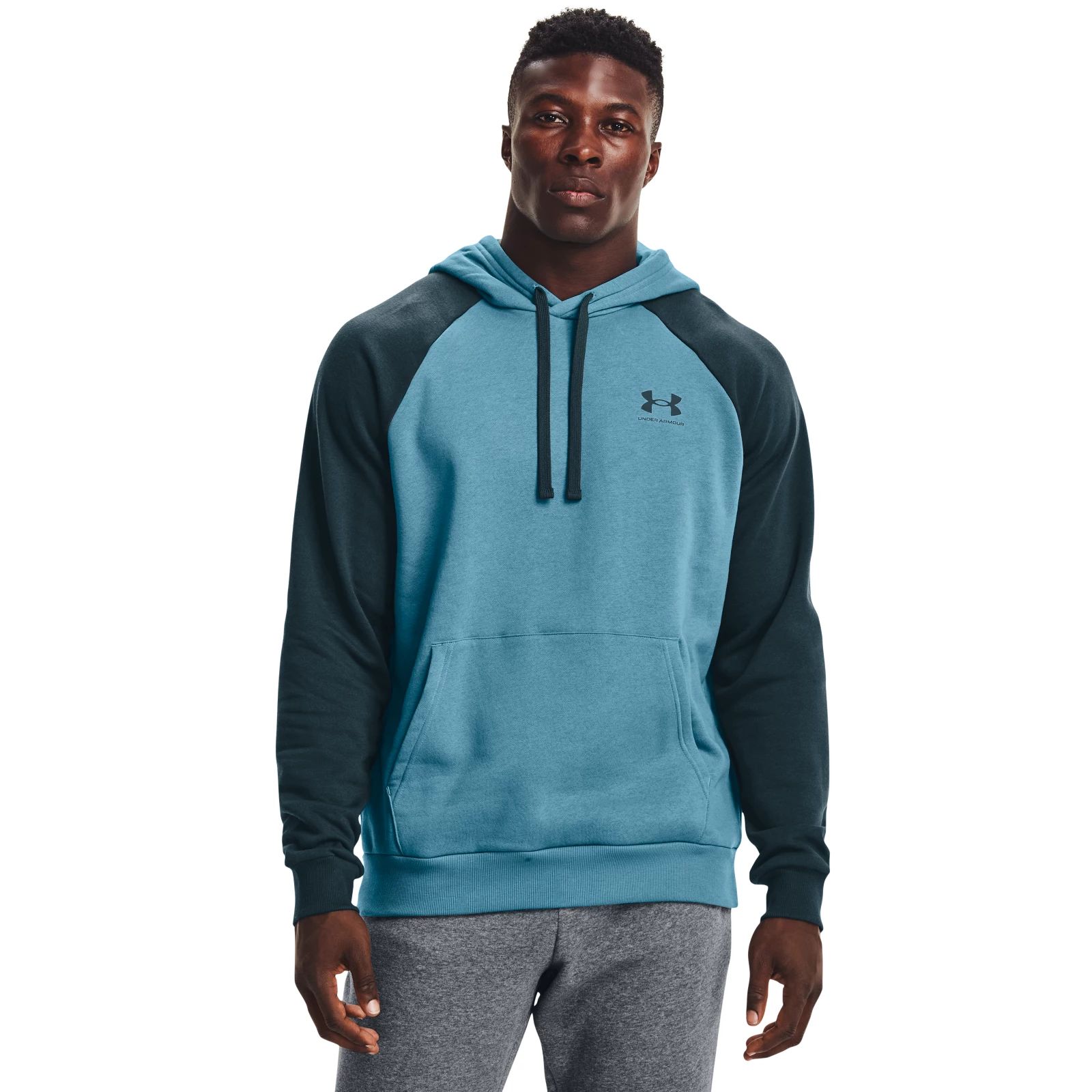 Худи мужское Under Armour 1366357 синее MD