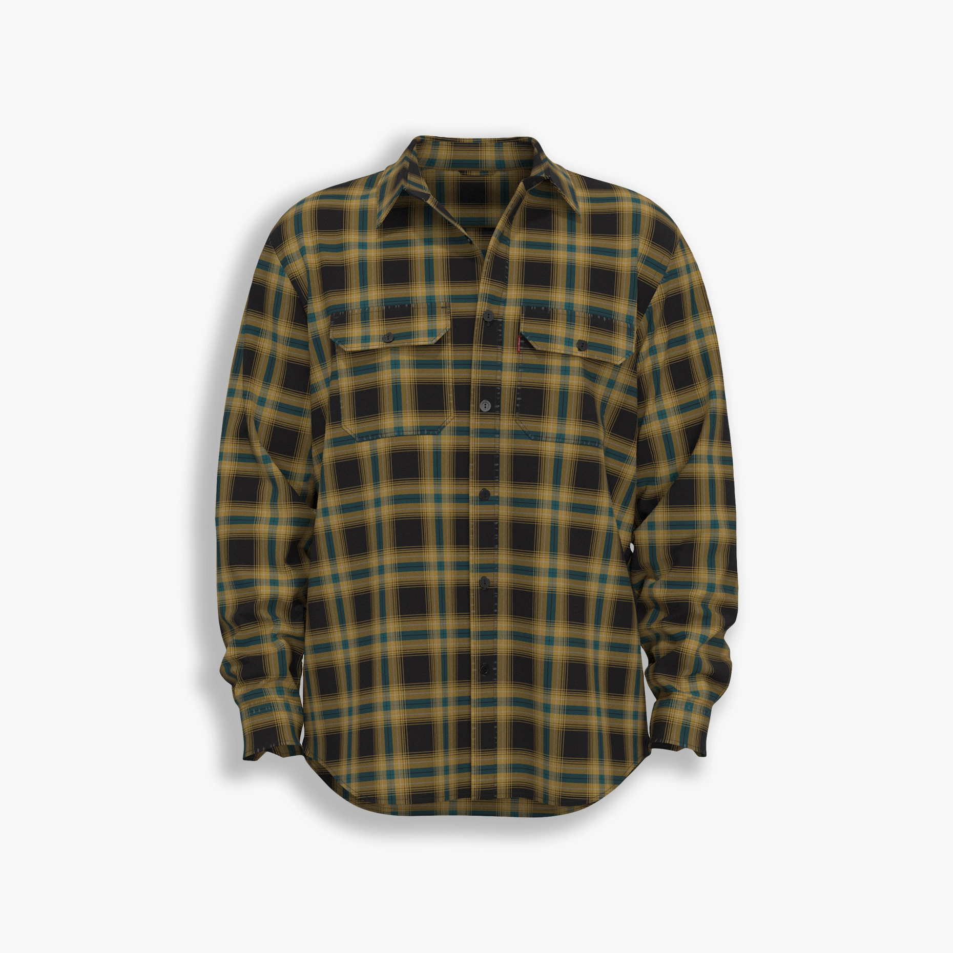 Рубашка мужская Levi's 19573-0145 зеленая 2XL