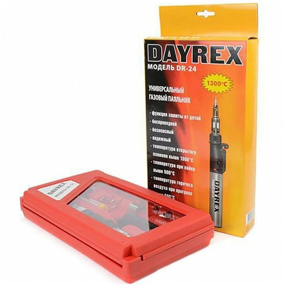 Газовый паяльник DAYREX DR-24 купить в интернет-магазине, цены на Мегамаркет